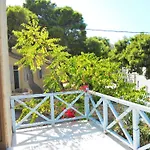 Charming House With Sea View In Chrousa, Fenced Garden