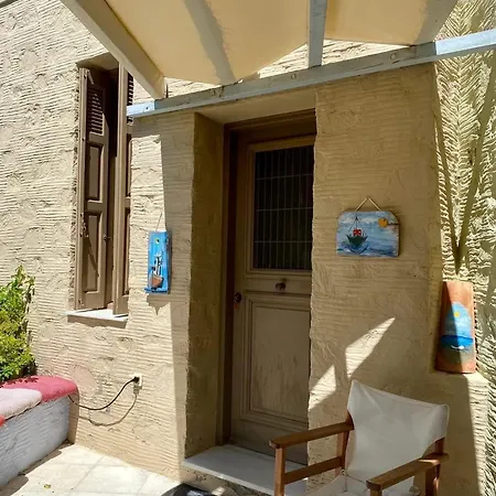 Charming House With Sea View In Chrousa, Fenced Garden Holiday home Chrousa