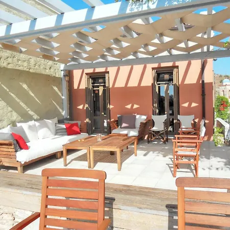Charming House With Sea View In Chrousa, Fenced Garden