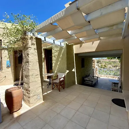 Charming House With Sea View In Chrousa, Fenced Garden *