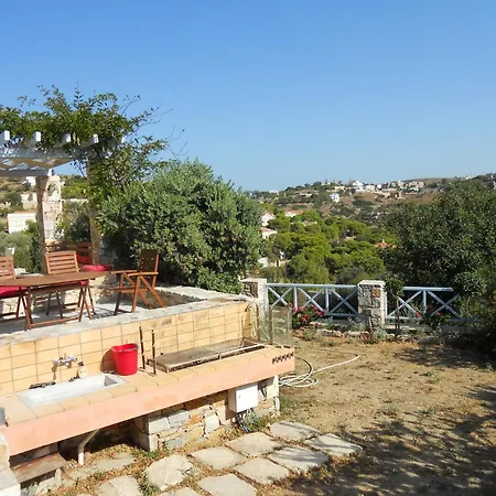 Charming House With Sea View In Chrousa, Fenced Garden Holiday home