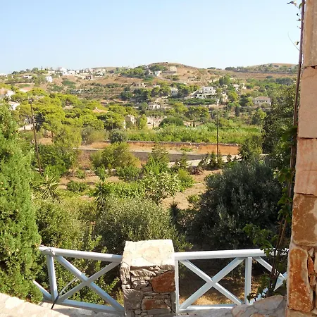 Charming House With Sea View In Chrousa, Fenced Garden *
