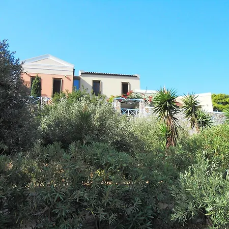 Charming House With Sea View In Chrousa, Fenced Garden Semesterbostad