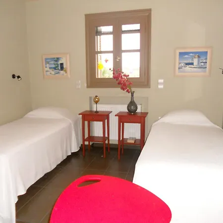 Tatil Evi Charming House With Sea View In Chrousa, Fenced Garden