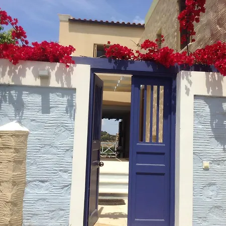 Charming House With Sea View In Chrousa, Fenced Garden Tatil Evi *