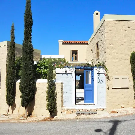 Charming House With Sea View In Chrousa, Fenced Garden Tatil Evi *