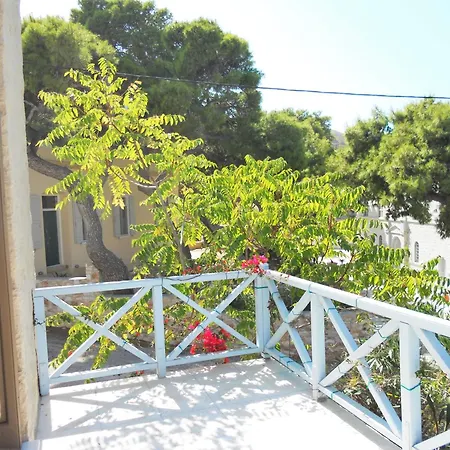 Charming House With Sea View In Chrousa, Fenced Garden *