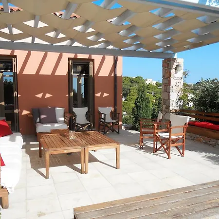 Charming House With Sea View In Chrousa, Fenced Garden Chrousa