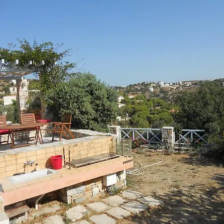 Holiday home Charming House With Sea View In Chrousa, Fenced Garden