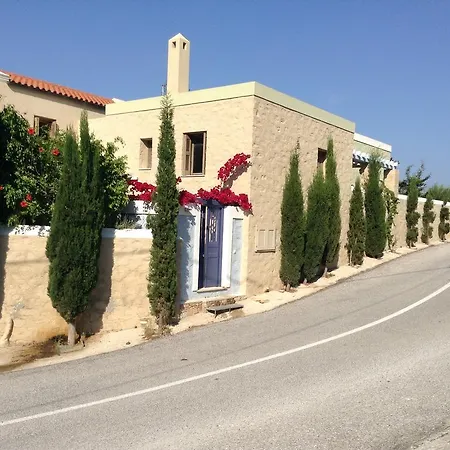 Charming House With Sea View In Chrousa, Fenced Garden