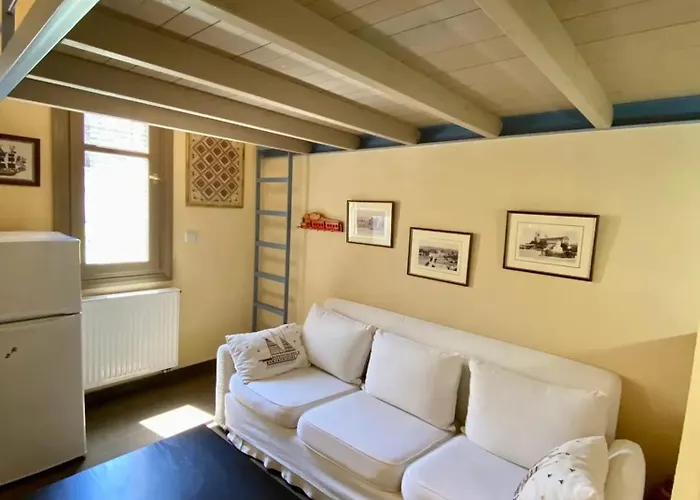 Charming House With Sea View In Chrousa, Fenced Garden *